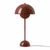 &Tradition Flowerpot Tafellamp Red brown
