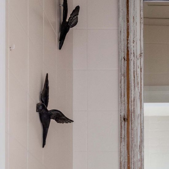 BePureHome Avaler Vogels Set van 4 Wanddecoratie