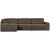 BePureHome Date Links Hoekbank Nougat