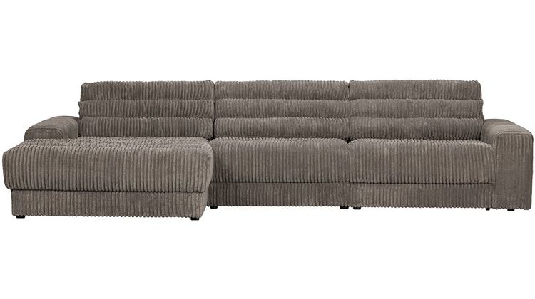 BePureHome Date Links Rib Chaise Lounge Hoekbank