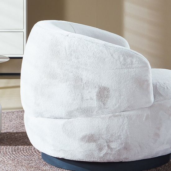BePureHome Woolly Fluffy Draaifauteuil