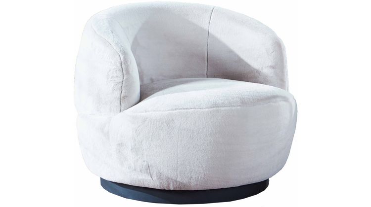 BePureHome Woolly Fluffy Draaifauteuil