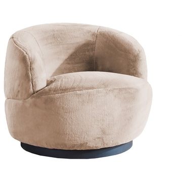 BePureHome Woolly Fluffy Draaifauteuil