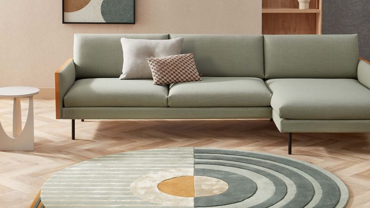 Brinker Carpets Fano Girare Green Vloerkleed