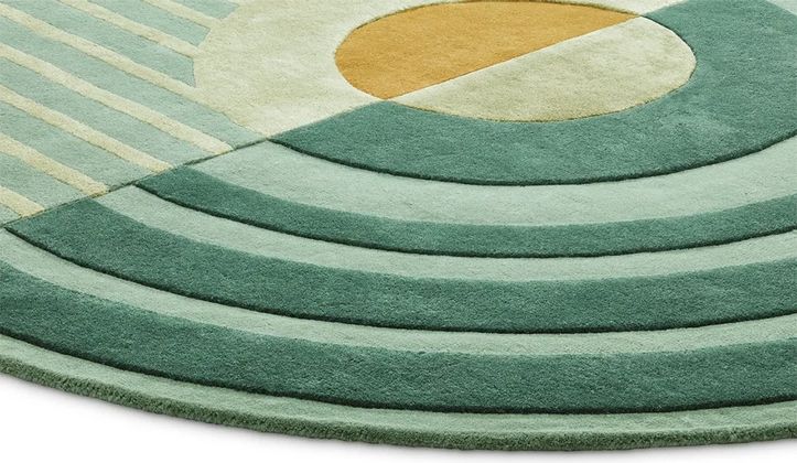 Brinker Carpets Fano Girare Green Vloerkleed