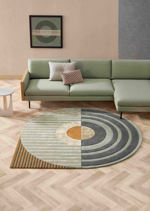 Brinker Carpets Fano Girare Green Vloerkleed