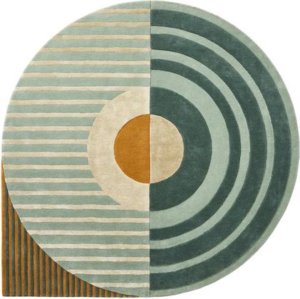 Brinker Carpets Fano Girare Green Vloerkleed