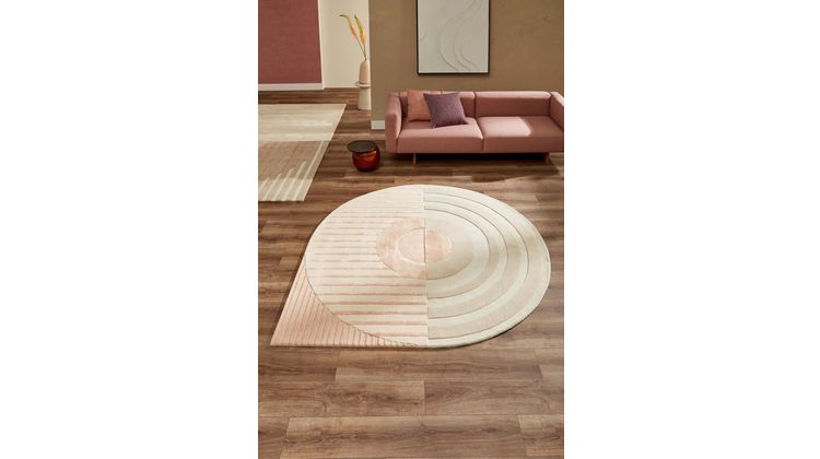 Brinker Carpets Fano Girare White Beige Vloerkleed