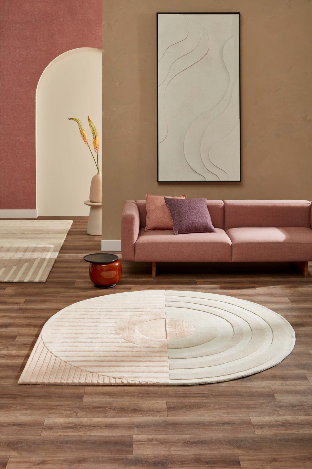 Brinker Carpets Fano Girare White Beige Vloerkleed