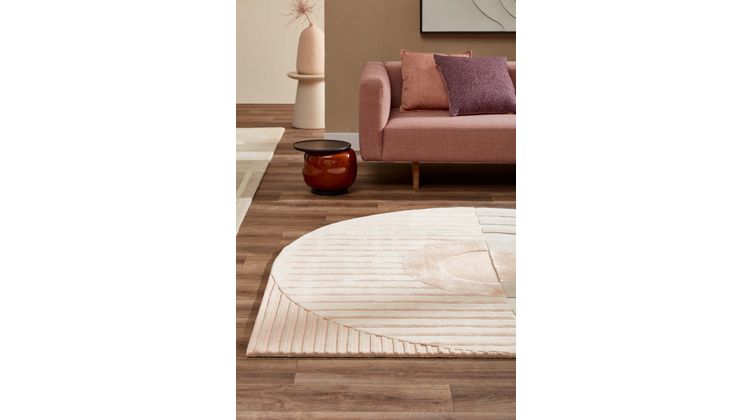 Brinker Carpets Fano Girare White Beige Vloerkleed