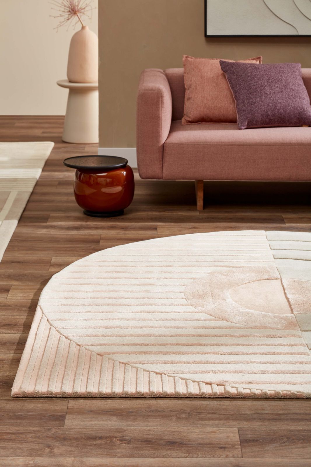 Brinker Carpets Fano Girare White Beige Vloerkleed