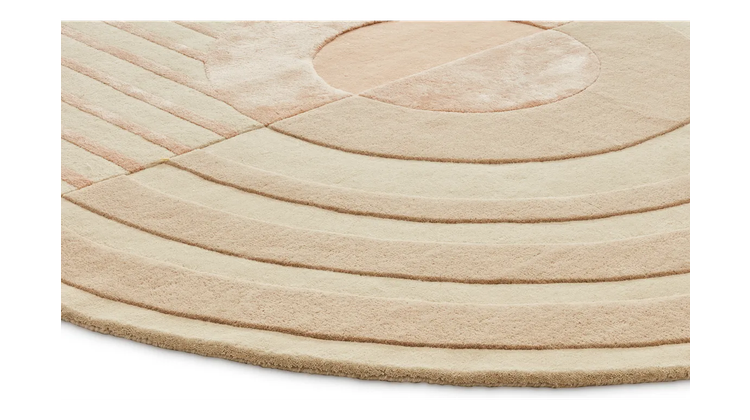 Brinker Carpets Fano Girare White Beige Vloerkleed