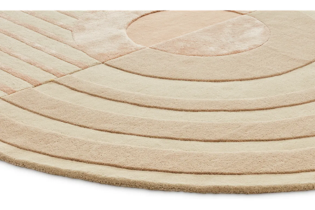Brinker Carpets Fano Girare White Beige Vloerkleed