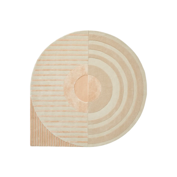 Brinker Carpets Fano Girare White Beige Vloerkleed