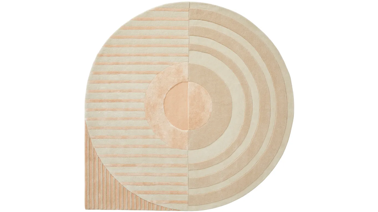 Brinker Carpets Fano Girare White Beige Vloerkleed