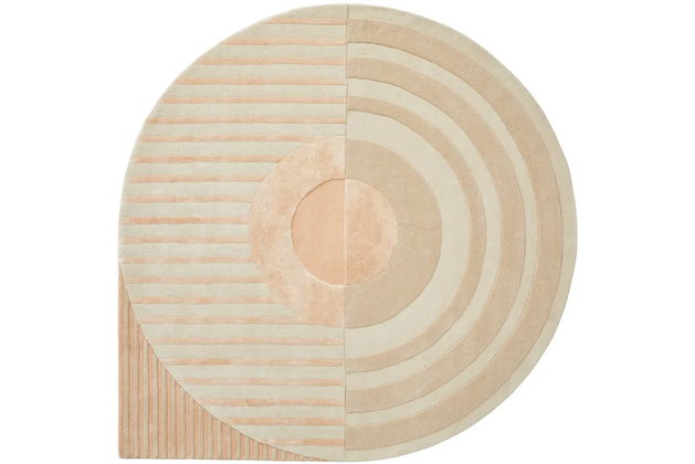 Brinker Carpets Fano Girare White Beige Vloerkleed
