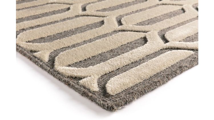 Brinker Carpets Graphix Grey, Beige Vloerkleed