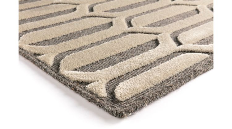 Brinker Carpets Graphix Grey, Beige Vloerkleed
