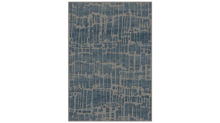 Brinker Carpets Graphix Grey, Navy Vloerkleed