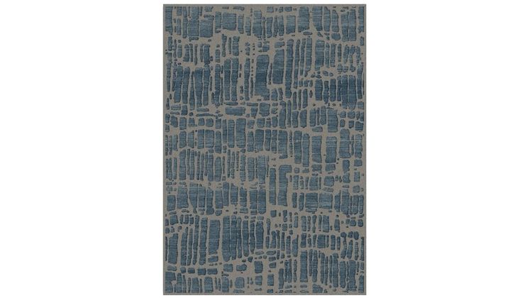 Brinker Carpets Graphix Grey, Navy Vloerkleed