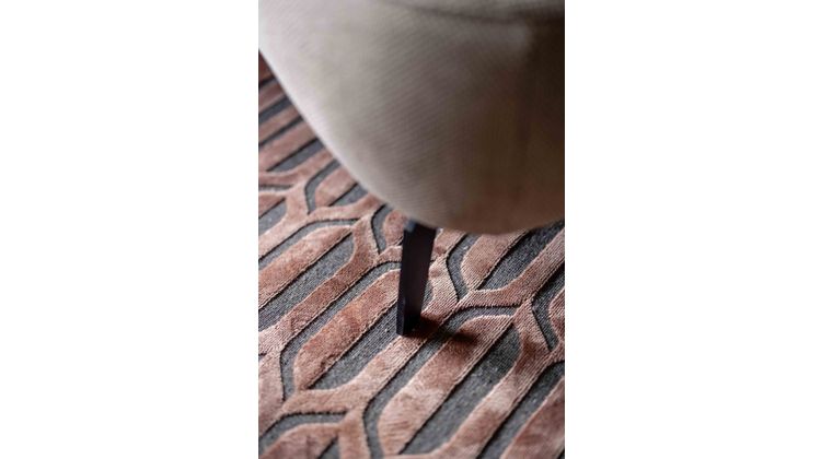 Brinker Carpets Graphix Grey, Red Vloerkleed