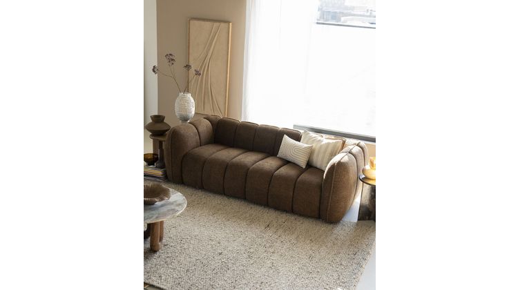 By Boo Kalme Bruin Vloerkleed