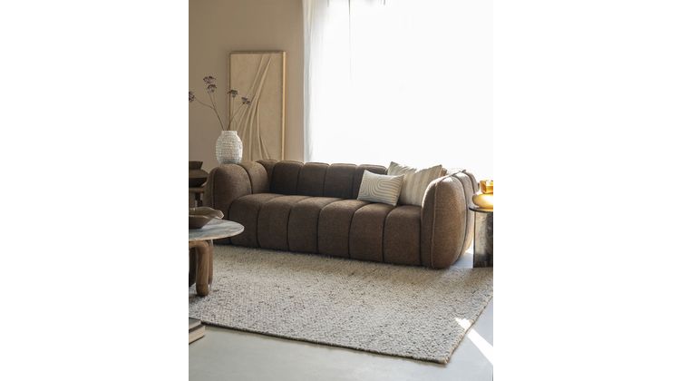 By Boo Kalme Bruin Vloerkleed