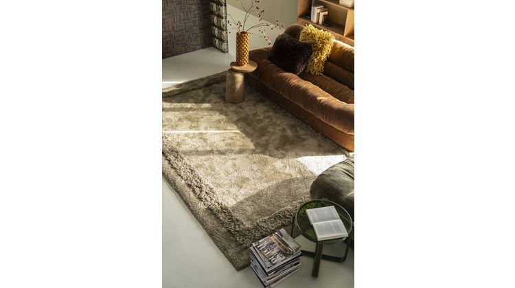 By Boo Tura Taupe Vloerkleed