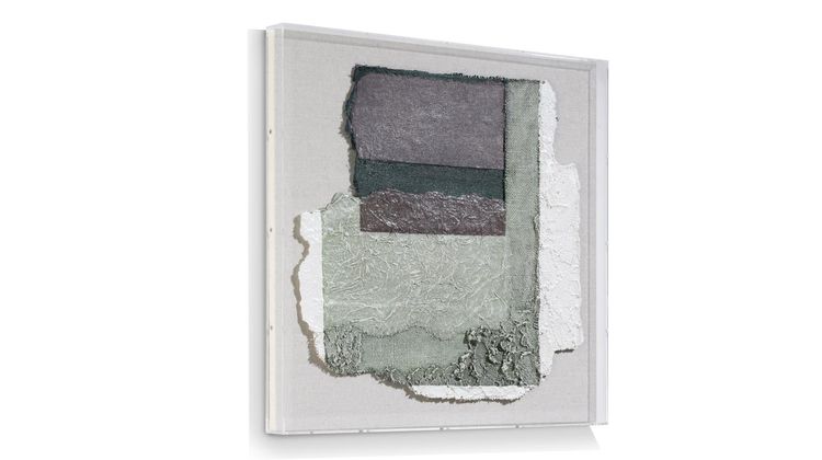 COCO maison Abstract Parchment B Wanddecoratie