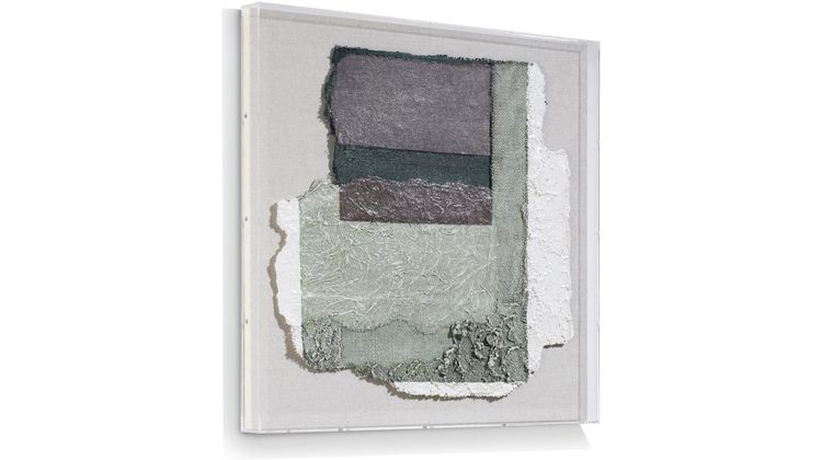 COCO maison Abstract Parchment B Wanddecoratie