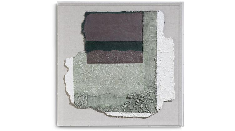 COCO maison Abstract Parchment B Wanddecoratie