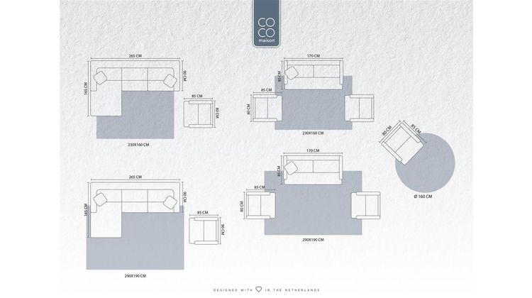 COCO maison Brindisi Vloerkleed