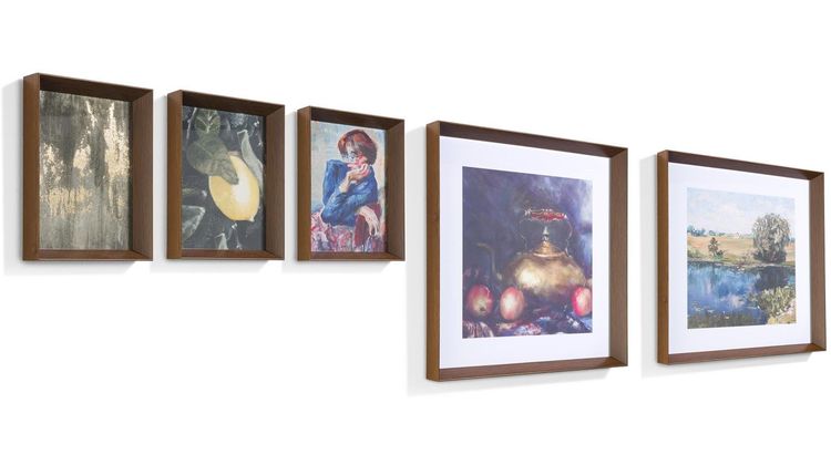 COCO maison Impressions Set van 5 Wanddecoratie