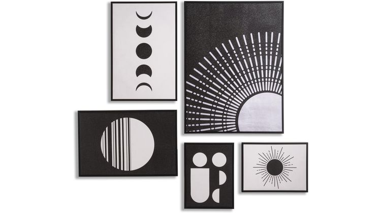 COCO maison Lunatic Set 5 Wanddecoratie