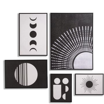 COCO maison Lunatic Set 5 Wanddecoratie