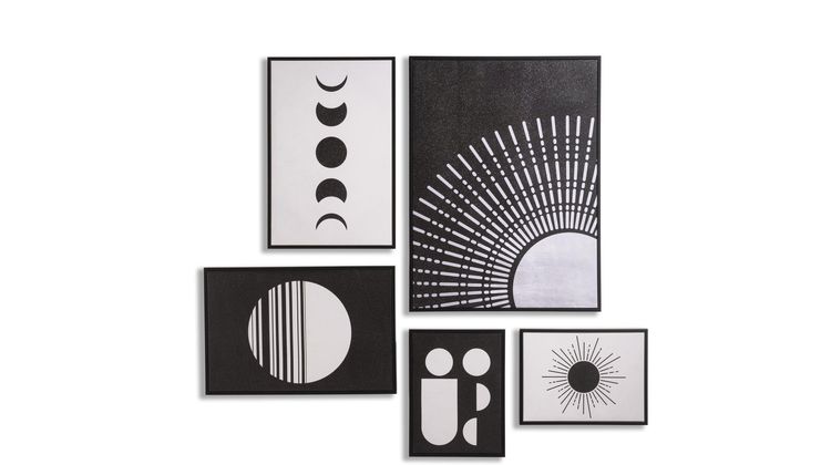COCO maison Lunatic Set 5 Wanddecoratie