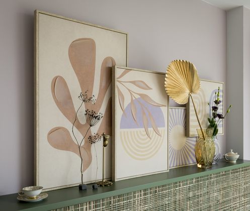 COCO maison Moos Set 4 Wanddecoratie