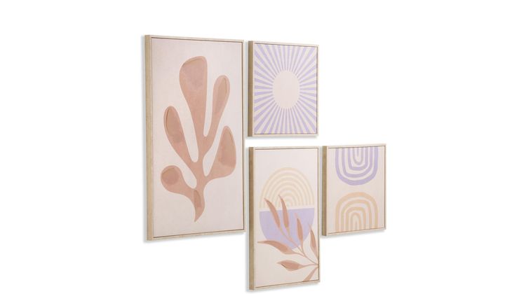 COCO maison Moos Set 4 Wanddecoratie