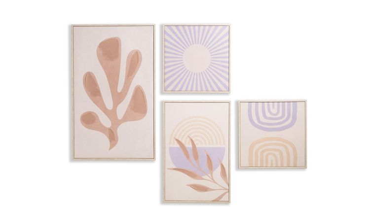 COCO maison Moos Set 4 Wanddecoratie