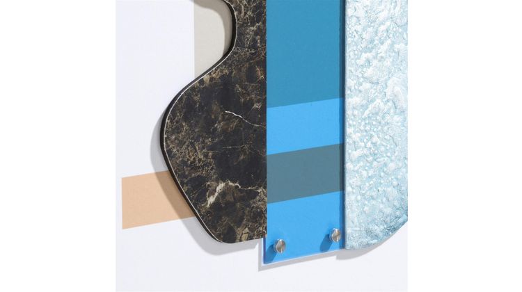 COCO maison Seventies Blue Schilderij