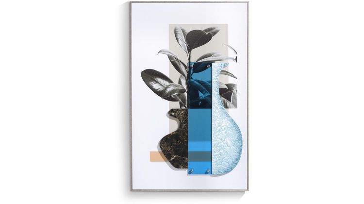 COCO maison Seventies Blue Schilderij