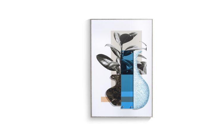COCO maison Seventies Blue Schilderij