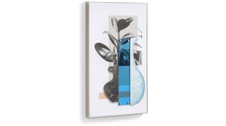 COCO maison Seventies Blue Schilderij