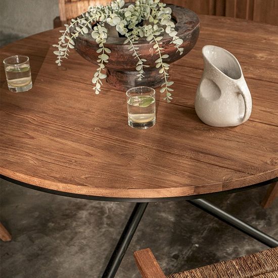 d-Bodhi Oxo Rond Eettafel