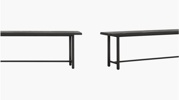 DTP Home Beam Black Eetkamerbank
