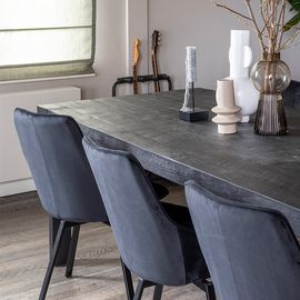 DTP Home Beam Zwart Eettafel
