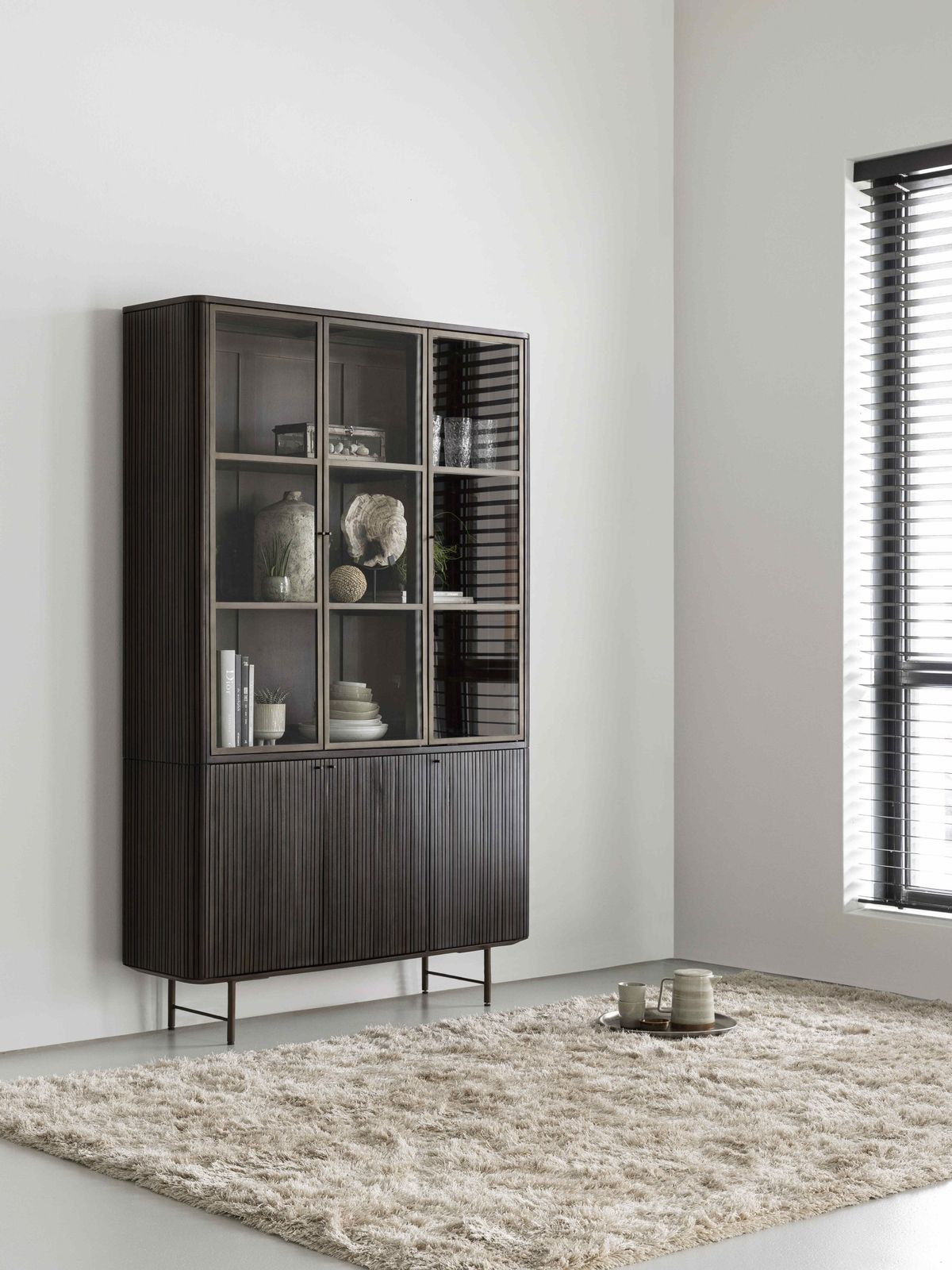 DTP Home Maroon Vitrinekast