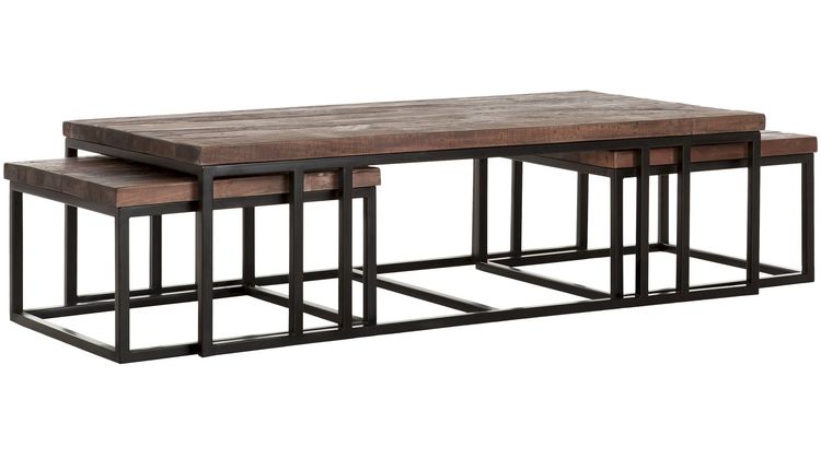 DTP Home Timber Set van 3 Salontafels