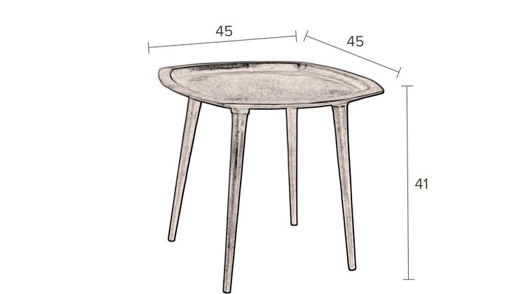 Dutchbone Abbas Bijzettafel
