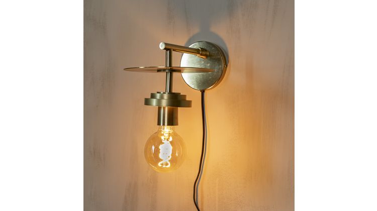 Dutchbone Aden Brass Wandlamp